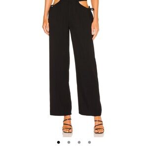 Superdown Black Wide-Leg Pants